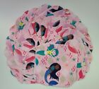 Cloth Wipes 20 Baby Flannel 8"x8" Girl Mermaids Starfish Blue Pink 1 or 2 Ply