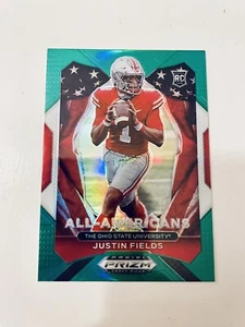 Justin Fields Green Prizm All American Rookie Card 2021 RC - Bild 1 von 2