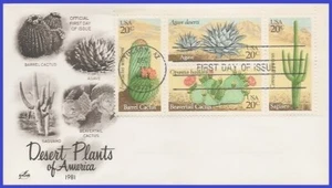 USA5 #1942-45 U/A ARTCRAFT FDC BL4 Desert Plants - Picture 1 of 1