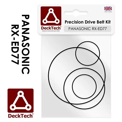 DeckTech™ Ersatzgurte für Panasonic tragbares Stereo RX-ED77 RXED77 RX ED77 - Bild 1 von 3
