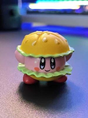 Kirby Hamburguesa Comida PVC Figura Juguete, Estatuilla Foodie Foto 1 de 3