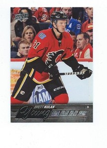 BRETT KULAK - 2015/16 UPPER DECK - YOUNG GUNS / ROOKIE CARD / CALGARY FLAMES