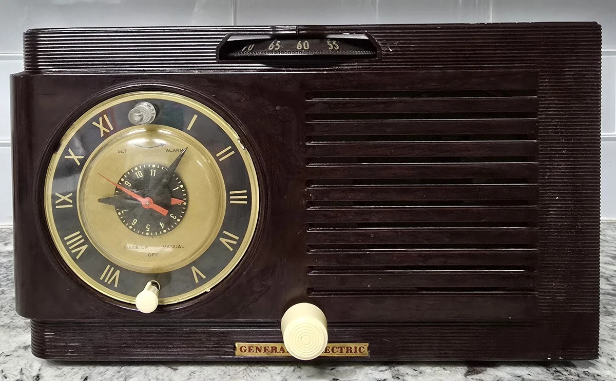 GENERAL ELECTRIC ラジオ時計 1950製MADE IN USA Ge Radio In