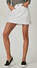 Mavi Jeans Women's White Lindsey High-Rise Raw A-Line Denim Skirts Size Small