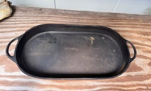 BSR Birmingham Stove Range 3052 D Cast Iron Oval 2" Fish Fryer Pan Handles - Picture 1 of 6