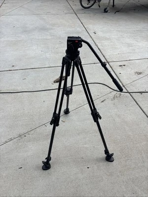 Manfrotto 503HDV Tripod with 546B Head Dual-Leg Stability - Image 1 of 4