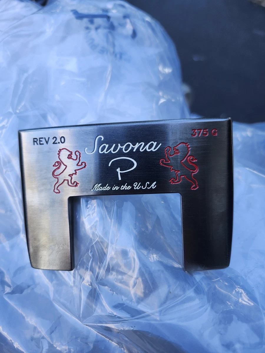 PIRETTI SAVONA REV 2.0 MILLED MALLET PUTTER 375G +Cover