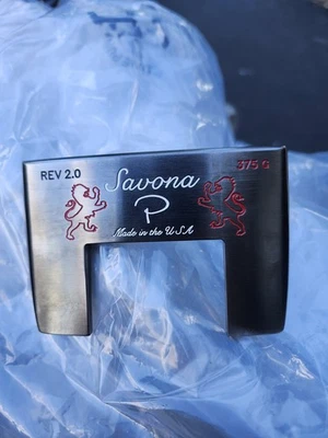 PIRETTI SAVONA REV 2.0 MILLED MALLET PUTTER 375G +Cover SuperStroke Grip 99%New - Image 1 of 4