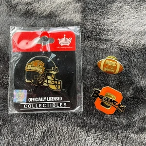 Oregon State Beavers Football Metall Emaille Pinback Menge 3 - Bild 1 von 7