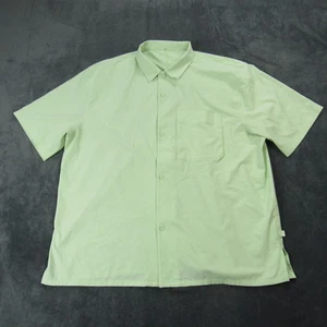 Lululemon Shirt Mens XL Green Commission Short Sleeve Performance Stretch - Picture 1 of 7