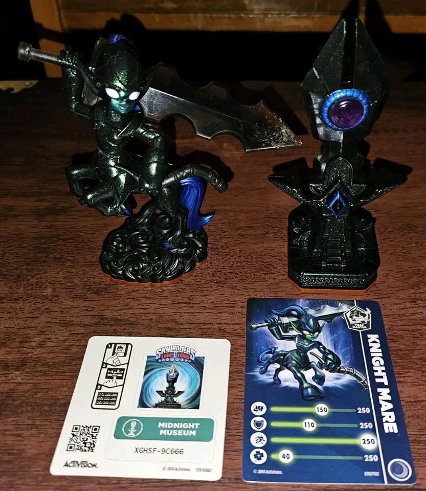 Skylanders Trap Team Dark Element Expansion Pack Knight Mare Midnight Museum Foto 1 de 4