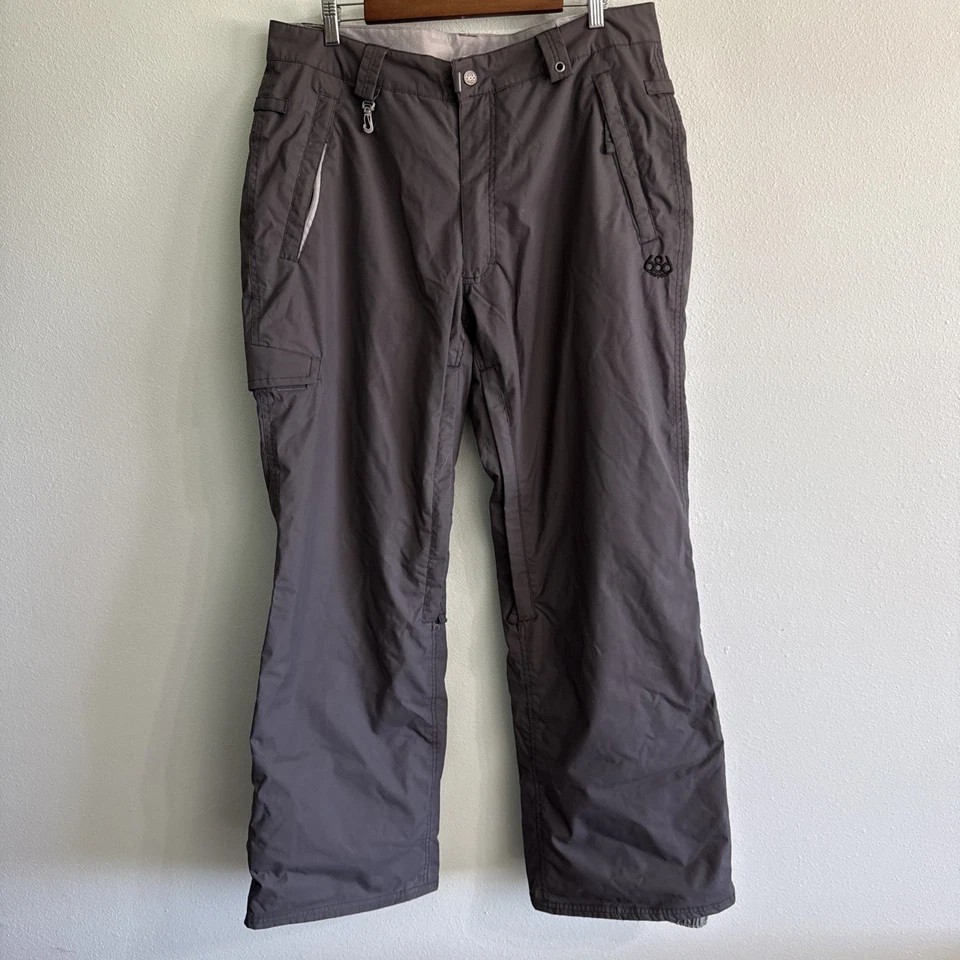 686 Maunnual мужской стандарт оболочки Snowpants лыж брюки серый мужской большой 10K неверных - Изображение 1 из 4