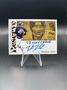 2018 Panini Encased Reserve #RS-TD 01/50 eBay 1/1 Auto Autograph SB Champ Ravens - Picture 1 of 2