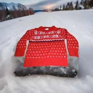 ATKINS VINTAGE 1980S BOYS CHRISTMAS SWEATER SIZE 3T - Picture 1 of 4