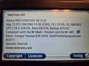TomTom Go Live 825 4ER51 Z1230 Kfz Navigationsgerät - Bild 1 von 2