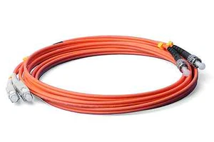 CONBIC® 0,5m fibra óptica sc st om1 dúplex 62,5/125 fibra óptica multimodo naranja - Imagen 1 de 4