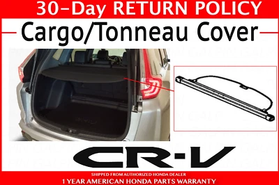 Genuine Honda OEM - CR- V Black Cargo Cover Security Shield - 84400-TLA-A01ZA Foto 1 de 3