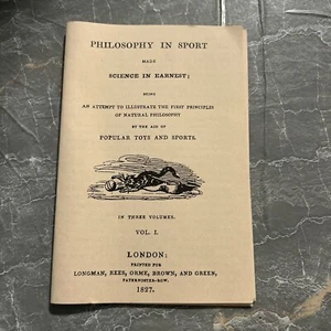 Jeu Du Thaumatrope Optical Toys Philosophy In Sports Vol I - Imagen 1 de 4