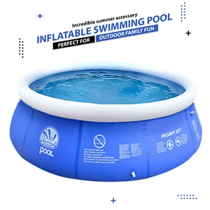 Juego rápido de 8 pies piscina de remo inflable piscina familiar diversión fiesta al aire libre - Imagen 1 de 7