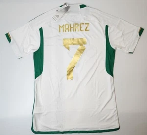 Algeria Home Adidas Jersey Shirt Aero.Ready 2022 White Mahrez #7 M-3XL HE9254 - Picture 1 of 8