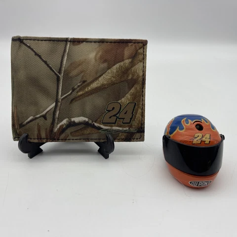 NASCAR Jeff Gordon #24 Bifold Wallet, Real Tree Camo & Helmet Lighter Cover