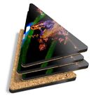 4x Dreieck Untersetzer - Imic Gift Pfeil Pfeil Frosch Peru #45735