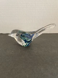 Murano ? Vogel Kunst Glas Figur signiert "JP" und nummeriert "15" schön gebraucht - Bild 1 von 7
