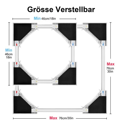 Verbindungsrahmen für Waschmaschine/Wäschetrockner, Universal-Stapelbausatz - Bild 1 von 4
