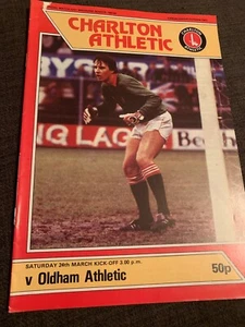 1984 Charlton Athletic V Oldham Athletic Match Football Programme - Picture 1 of 2
