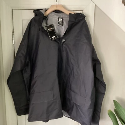 HELLY HANSEN Mens Sz 3X Mandal Raincoat Jacket Waterproof Rain Vinyl Rubber NWOT - Image 1 of 4