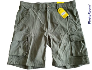 Mens STANLEY Workwear sz 40 Olive Cargo Shorts NWT! - Picture 1 of 6