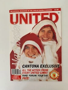 MANCHESTER UNITED OFFICIAL MAGAZINE Vol 2 No 12 DCEMBER 1994 FOOTBALL FANZINE - Picture 1 of 9