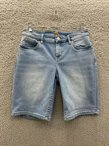 Tommy Bahama Bermuda Shorts Women 27 Denim Light Wash Jeans Stretch - Picture 1 of 13
