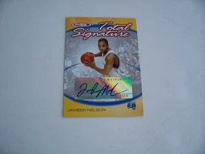 2004-05 TOPPS TOTAL BASKETBALL JAMEER NELSON AUTOGRAPH, ORLANDO MAGIC - Picture 1 of 1