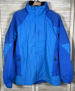 L.L. BEAN Men's L 3-in-1 Jacket w/ Hideaway Hood - Blue - Picture 1 of 12