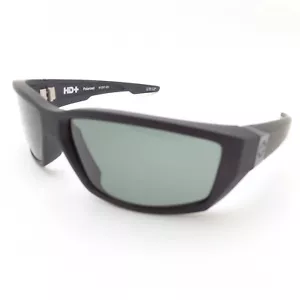 Spy Optics Dirty Mo SOSI Matte Black HD Grey Green Polarized New Sunglasses - Picture 1 of 4