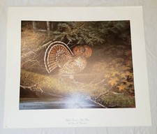 1986 Owen J Gromme Ruffed Grouse Red Phase Limited Edition Print #166/850