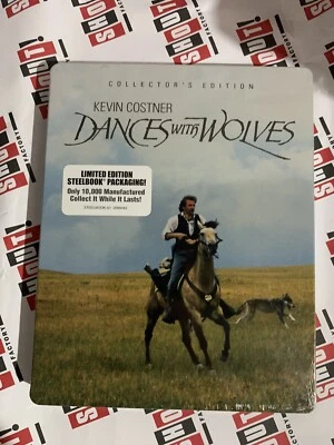 DANCES WITH WOLVES Blu-ray SHOUT! FACTORY BRAND NEW Limited Edition STEELBOOK - Image 1 of 2