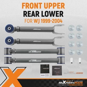 Juego de 4 brazos de control delanteros superiores e traseros inferiores para Jeep Grand Cherokee WJ 1999-04 - Imagen 1 de 12