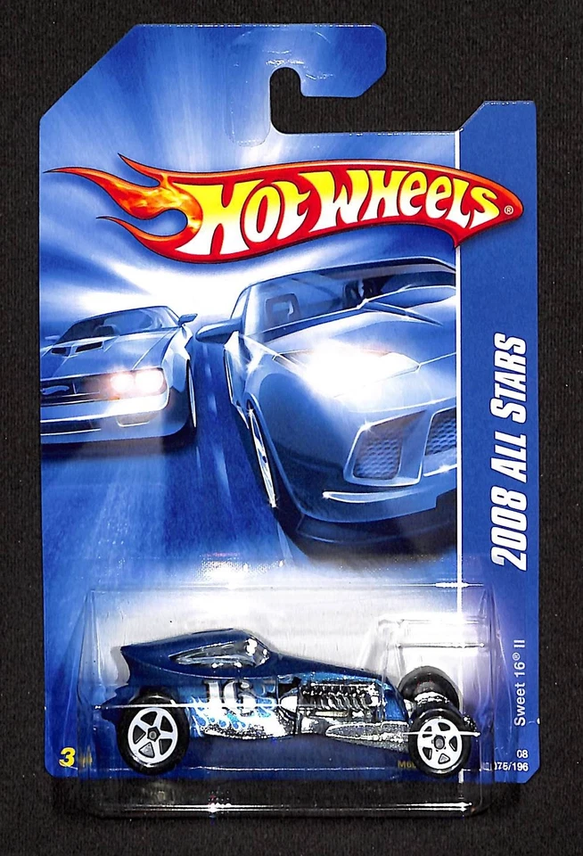 Hot Wheels #75 All Stars Sweet 16 II 2008 variación azul con cromo Foto 1 de 1