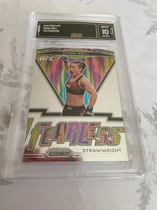 ZHANG WEILI 2021 PRIZM UFC FEARLESS # 20 GRADED 10 L@@@K - Picture 1 of 2