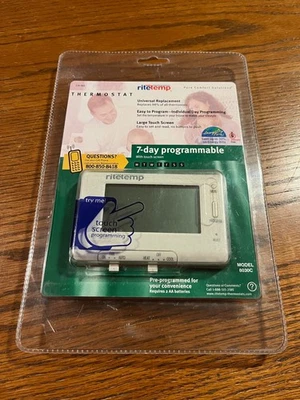 RiteTemp Model 8030C Universal 7-Day Programmable Thermostat ~ New/Sealed - Image 1 of 4