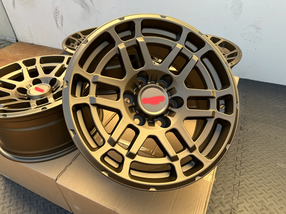 SET OF 4 Bronze 17x8 +25 Toyota Tacoma Wheels 4Runner Tundra Sequoia TRD Rim PRO Foto 1 de 4