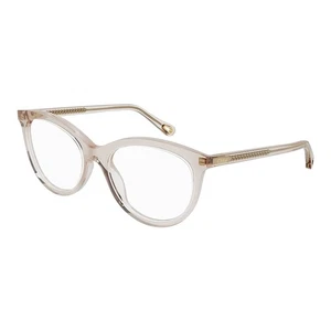 Gafas Chloe CH 0117O 003 de plástico rosa transparente ojo de gato 52 mm - Imagen 1 de 3