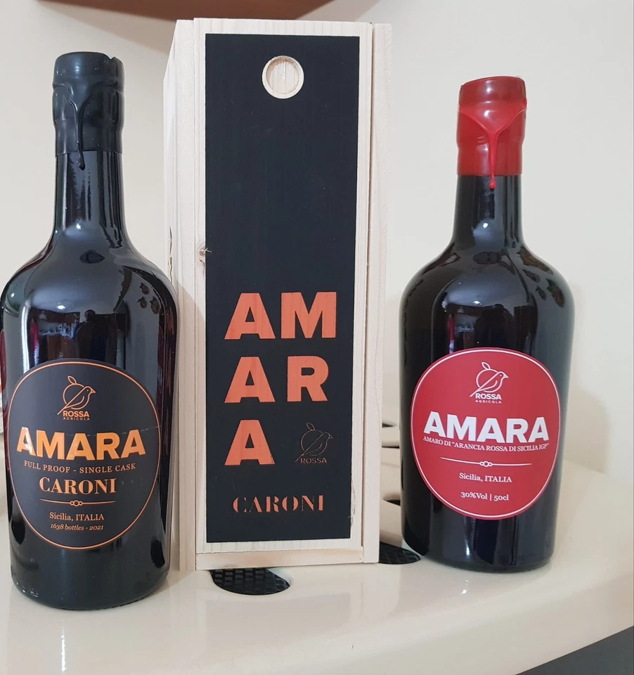 AMARA CARONI 1a Relase FULL PROOF SINGLE CASK 3865 BOTTLES 2022 + Amaro Amara - Immagine 1 di 1