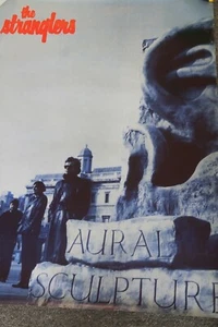 STRANGLERS AURAL SCULPTURE ORIGINAL 1985 PROMO POSTER SIZE 38" X 28" VERY GOOD - Picture 1 of 1