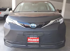 Lebra Front End Mask Cover Bra Fits Toyota Sienna 2021-2025 With License Plate - Picture 1 of 1