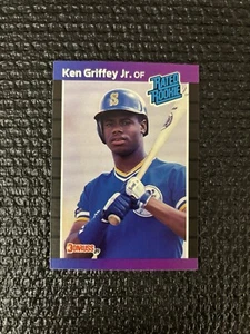 1989 Donruss Rated Rookie #33 Ken Griffey Jr Seattle Mariners HOF Rookie NM-MT+ - Picture 1 of 2