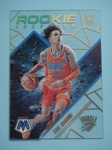 2021-22 Panini Mosaic Tre Mann Rookie Eruption RC Acetate Foil #19 Case Hit !!