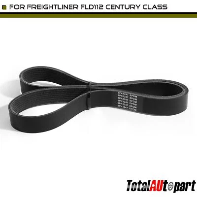 49.11 inch Fan Serpentine Belt for Freightliner FL112 FLD120 Century Class 10.8L - Изображение 1 из 4